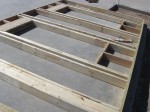 First wall almost framed
